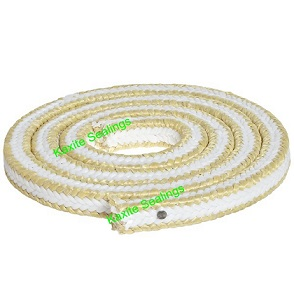 White PTFE Packing With Aramid Corners