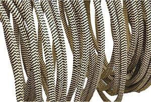 Graphite PTFE And Aramid Fiber In Zebra Braided Packing