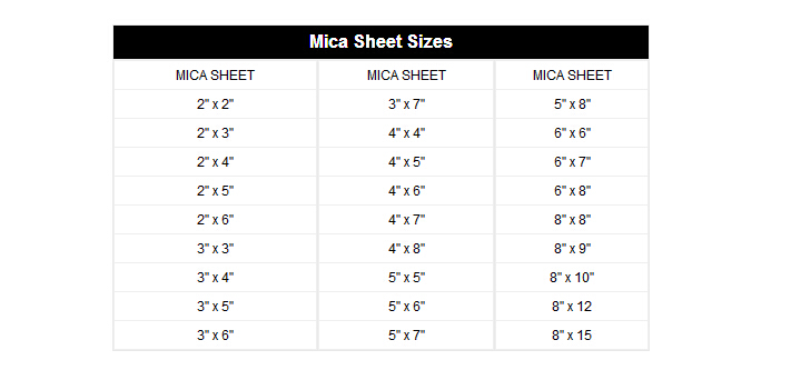 Hard Mica Sheet