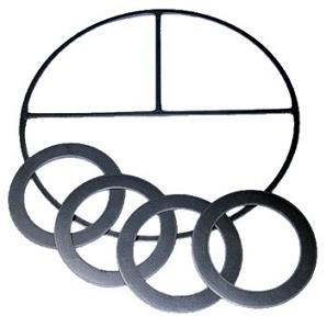 Graphite Gasket Reinforced With Metal Mesh